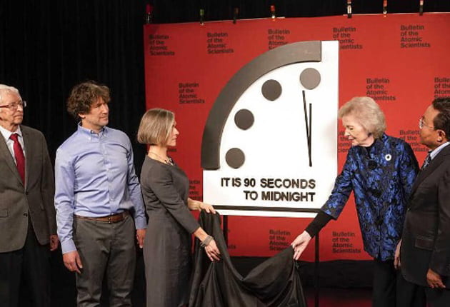 Photo of 2023 Doomsday Clock Announcement