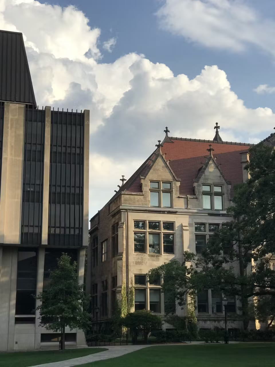 Photo of buildings on UChicago campus