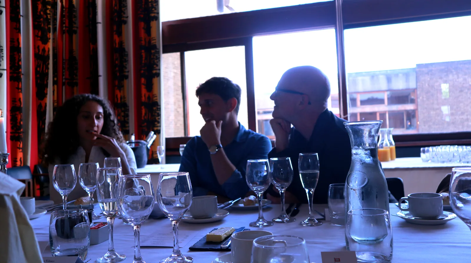 Dinner during the CSER summer programme with Yuval Noah Harari
